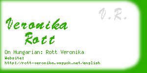 veronika rott business card